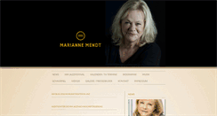 Desktop Screenshot of mariannemendt.at